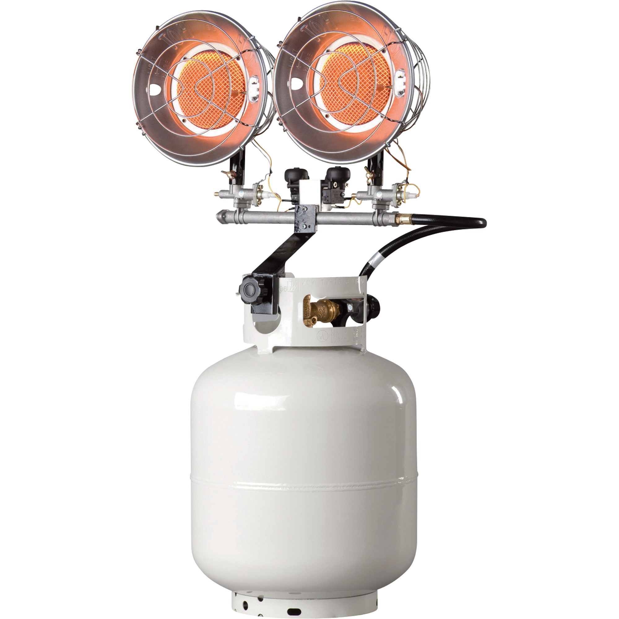 Mr. Heater Tank-Top Propane Heater, Double Burner, 10,000-30,000 BTU, MH30TS